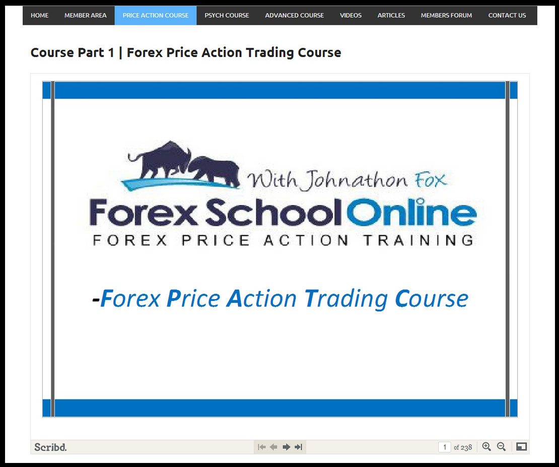 Online forex course