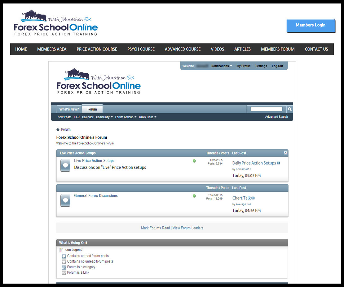 forex school online forum